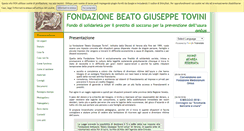 Desktop Screenshot of fondazioneantiusuratovini.it
